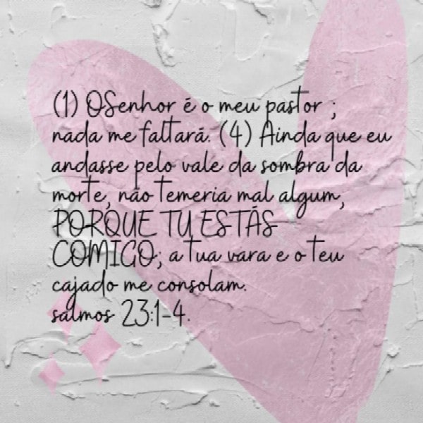 Salmos 23:1, 4