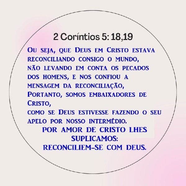 2 Coríntios 5:18-19