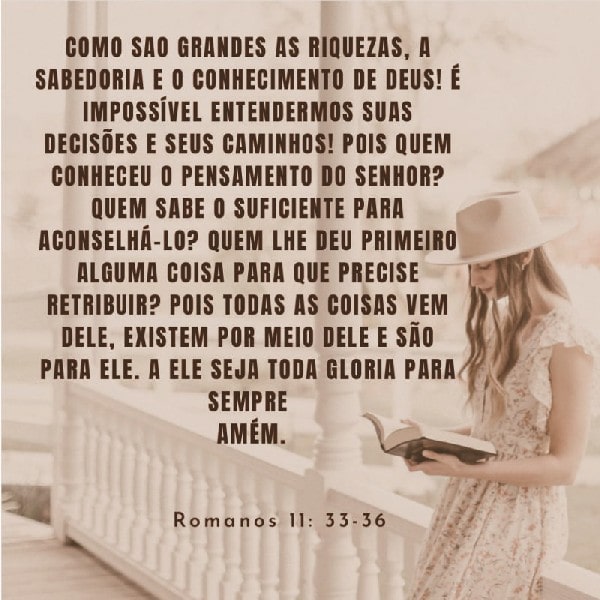 Romanos 11:33-36