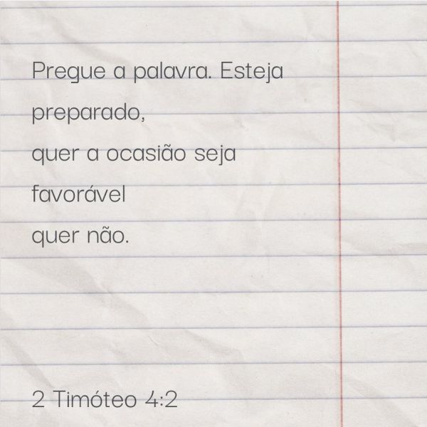 2 Timóteo 4:2